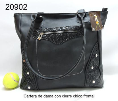 Imagen de CARTERA BOLSO DAMA CON CIERRE CHICO FRONTAL 9.24